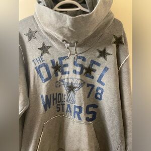 Diesel Gray and Blue Men's Sweater Vintage Large. Fantastic condition! Like new.